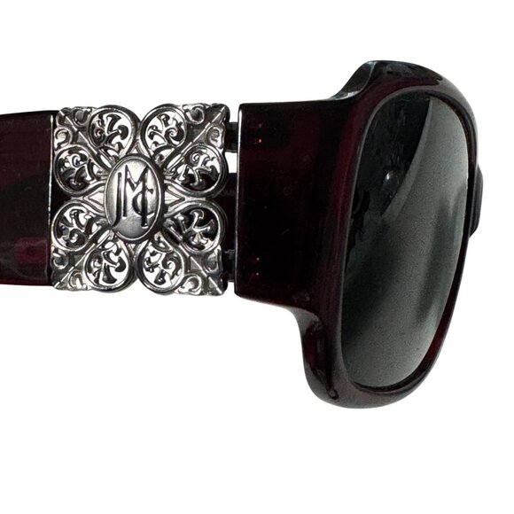 Jessica McClintock Burgundy Eyeglasses 59-17-130MM JMC 558 Oversized Frames Only - Picture 5 of 11